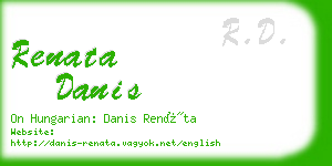 renata danis business card